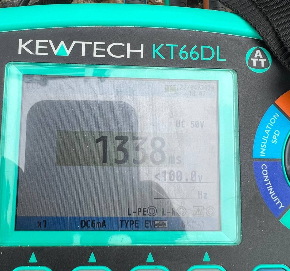 Testing an EV charger's RCD