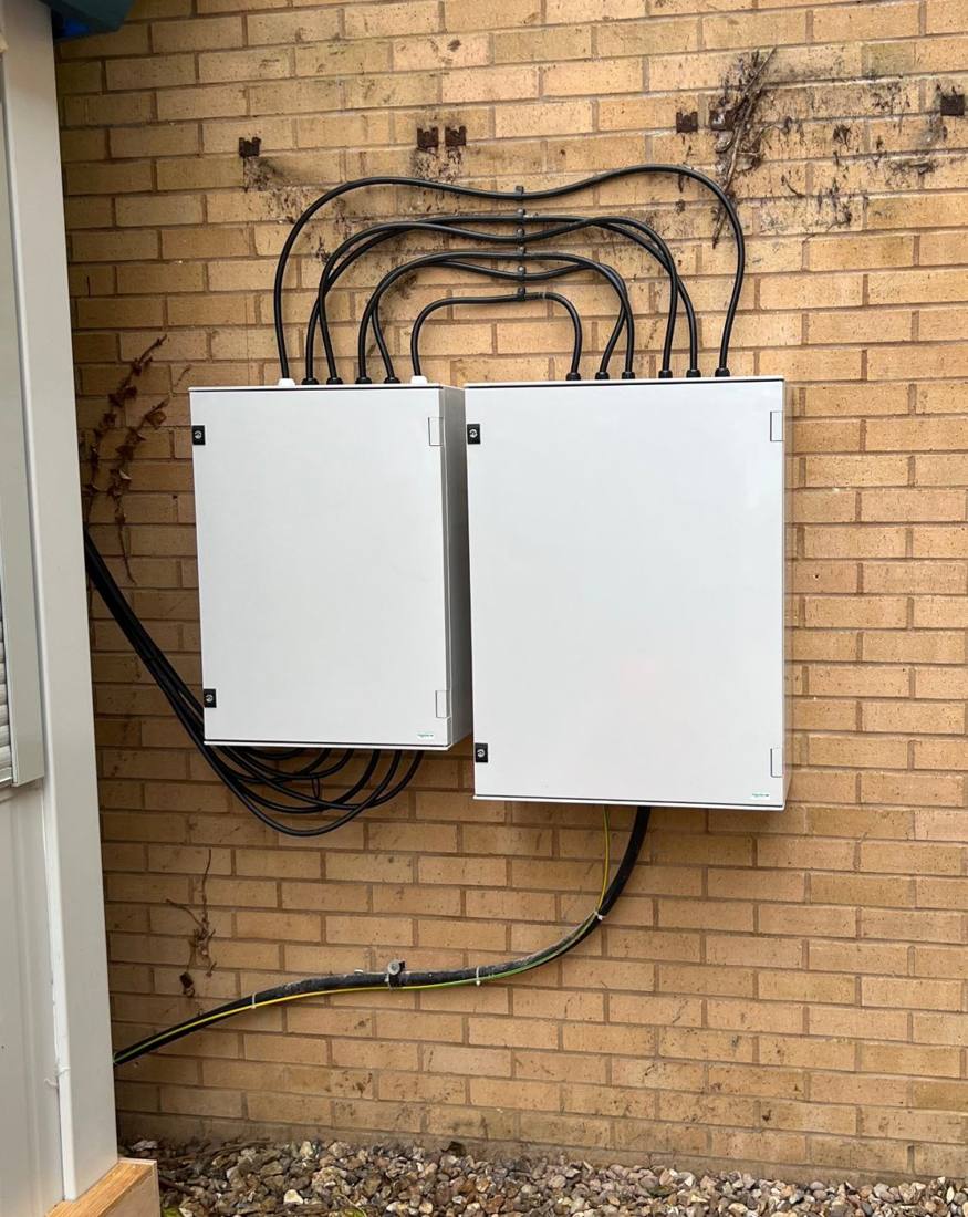 External distribution enclosures and SWA runs