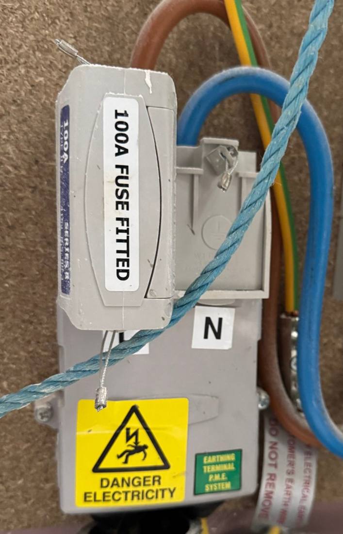 Checking the main fuse before adding load