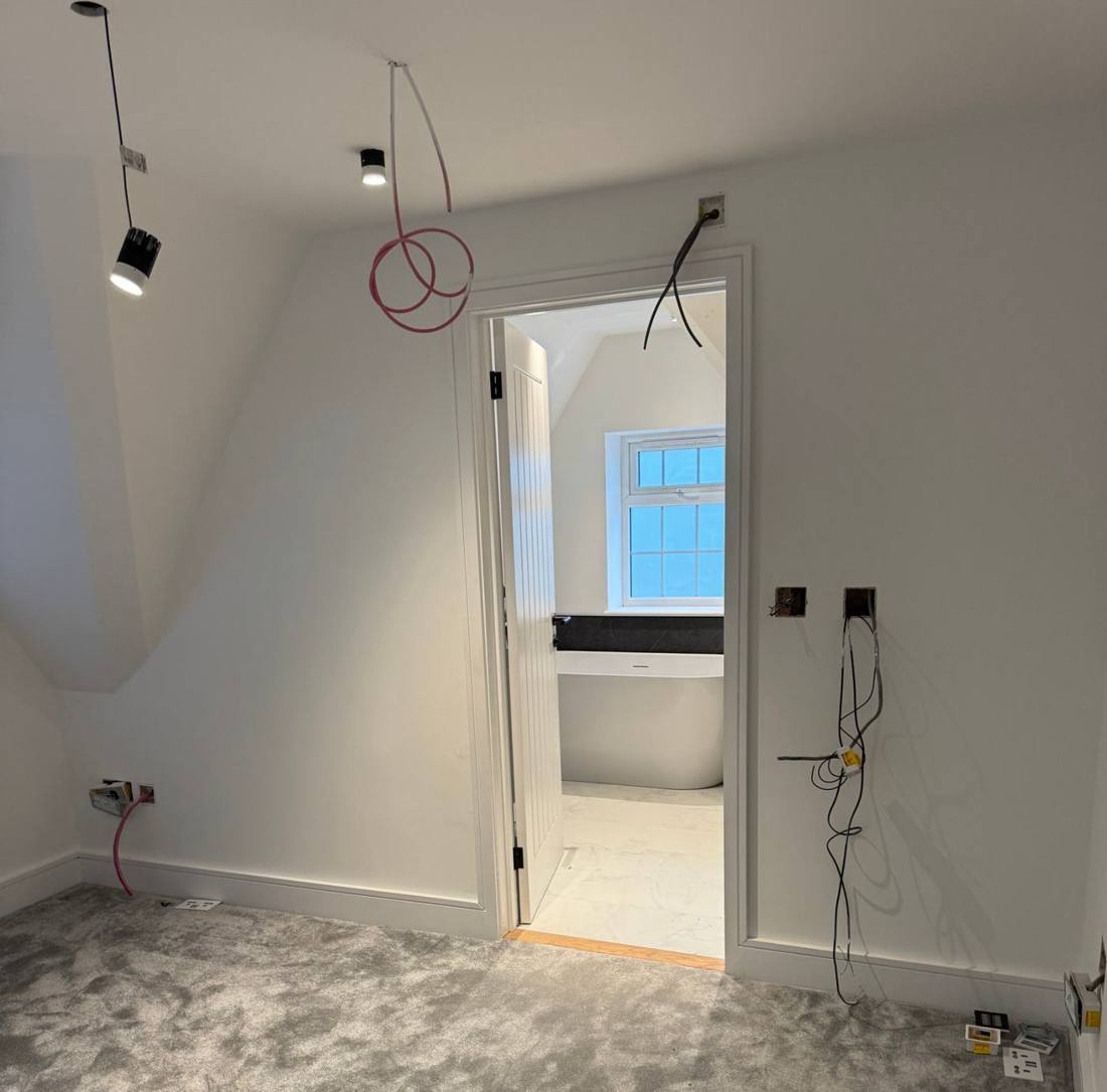 Second fix: lighting and controls going in